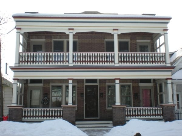 Front porch balustrades