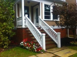 Stair railings for porch