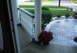 Front entry rail