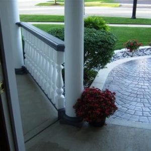 Front entry rail