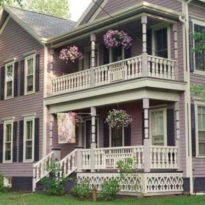 Victorian porch rail