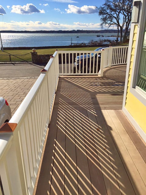 Quincy, MA Curved Porch Railing 02