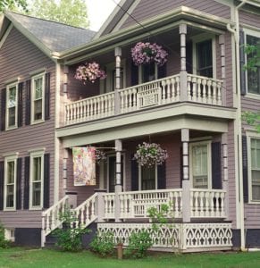 New York Victorian 2 story porch