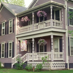 New York Victorian 2 story porch