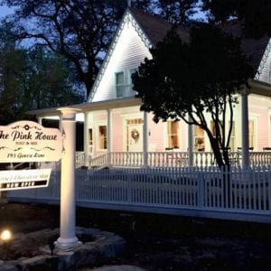 Custom porch railing for a bed and breakfast