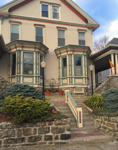 stair railing, spindles and newel posts