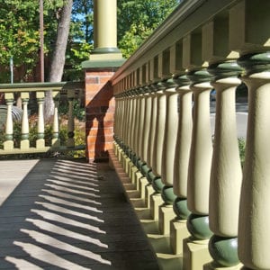 Custom Front porch railing