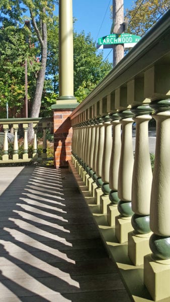 Custom Front porch railing