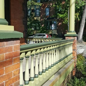 Baseball bat porch spindles