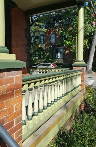 Baseball bat porch spindles