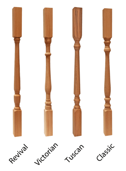 2x2 Deck Spindles, Porch Balusters