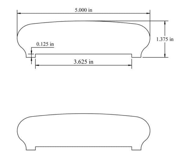 6" class Top Rail drawings