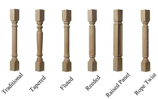 3 3/4" cabinet columns
