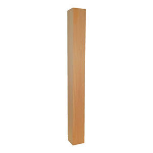 Wood square porch balusters