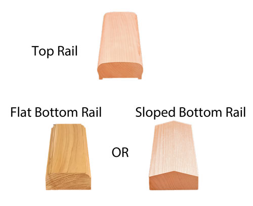 wood deck rail
