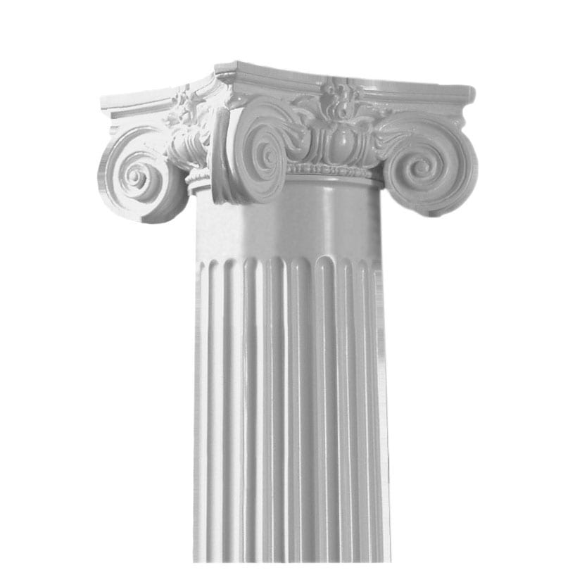 Columnist. Ионический ордер. Греческие колонны. Мраморные колонны. Ионическая колонна.