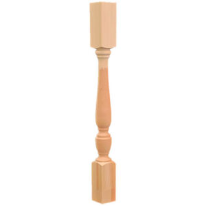 finger joint laminated porch spindle