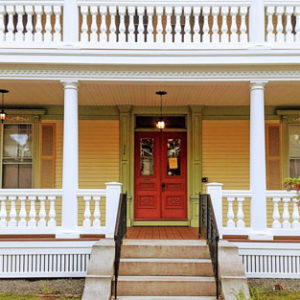 Front Entry Porch Railing