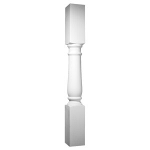 turned polyurethane newel post