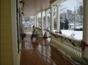 Victorian porch railings in North Carolina