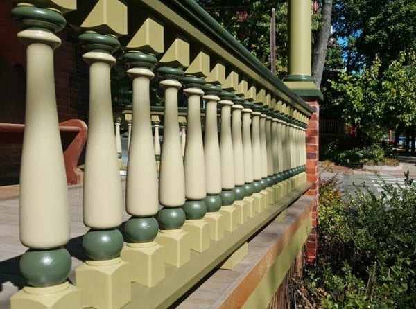 custom turned porch spindles