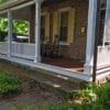 Front porch with square balusters and square fluted columns