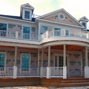 2 story porch railing