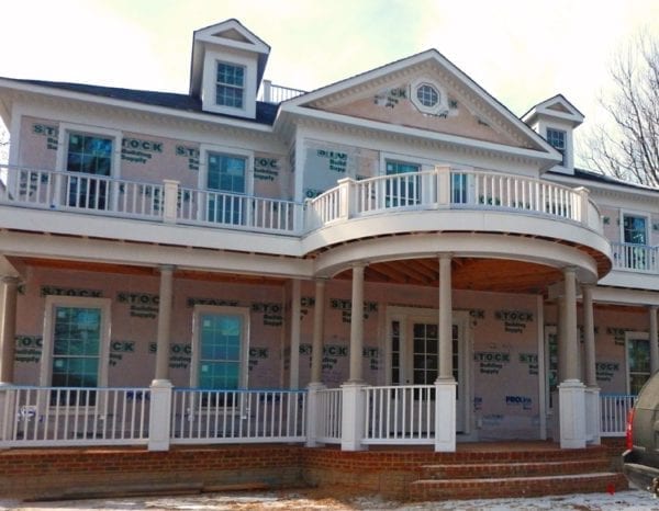 2 story porch railing