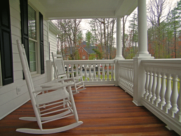 polyurethane porch balustrade