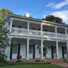 Large upper porch railing with columns