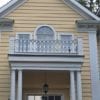 Covered entry railing restoration