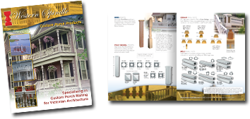 Porch railing catalog available