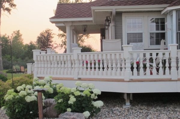 Deck railing spindles