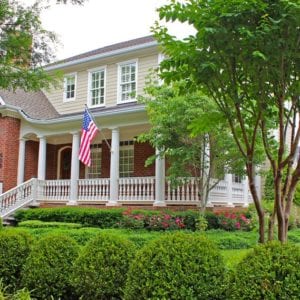 Front porch balustrade