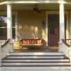 Curved porch railing and spindles