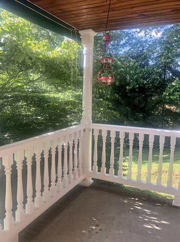 Polyurethane porch balusters & railing