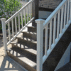 Front entry stair railings