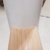 wood rail to round column top view