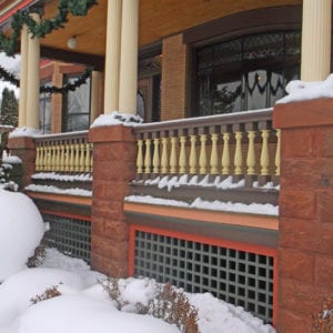 replicated porch balusters