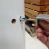 wood rail to round column bracket
