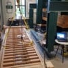 Testing wood porch railing as structural guardrail