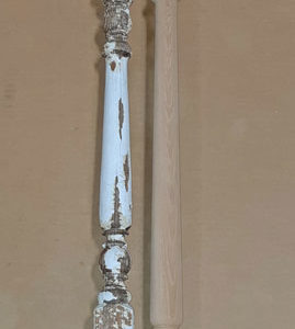 wood porch baluster