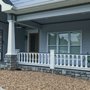 decorative porch railing