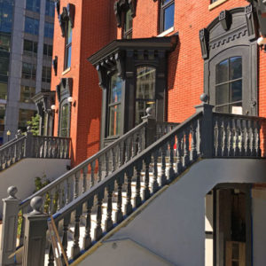 front stoop railing, washington dc