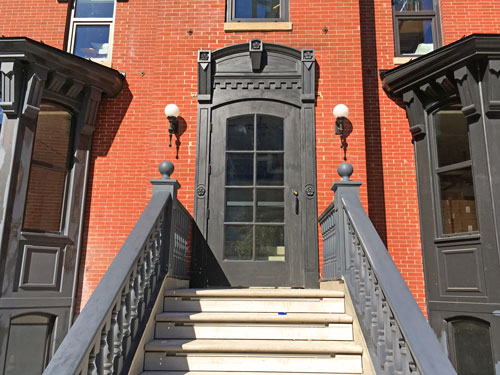 front stair stoop railings