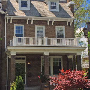 Covered Entry Balcony Railing