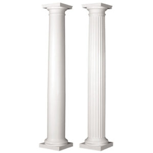 Round Tapered Fiberglass Columns