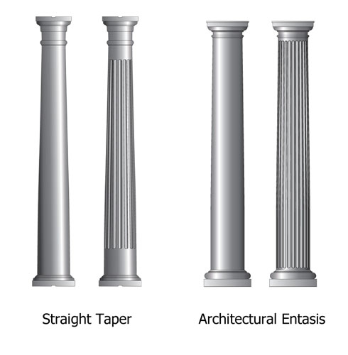 Column Taper Style Comparision