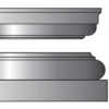 Tuscan column capital and base with parts labeled