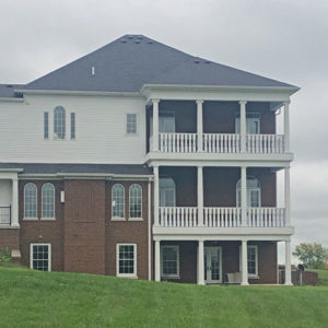 3 story porch